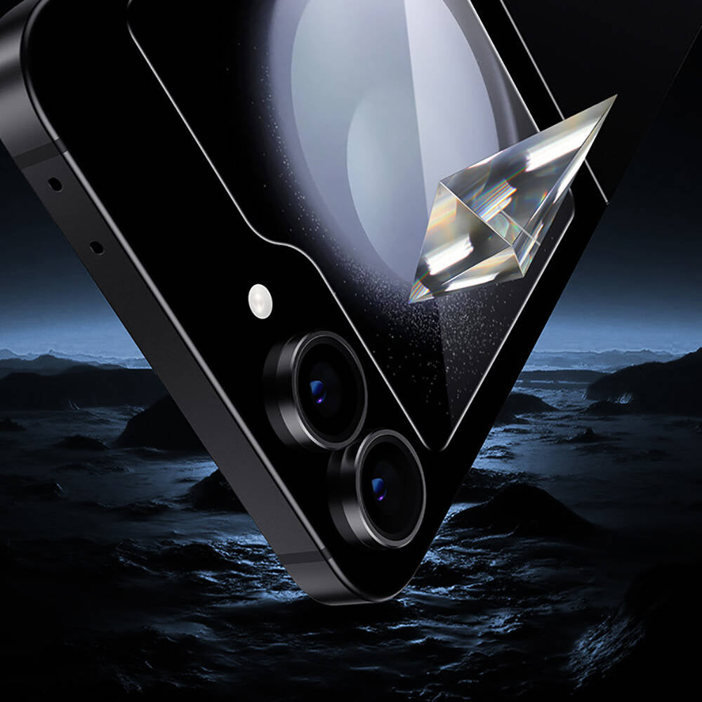 Benks Glass Warrior Galaxy Z Flip 6 HD Cam Ekran Koruyucu + Kolay Uygulama Aparatlı Benks Glass Warrior Galaxy Z Flip 6 HD Cam Ekran Koruyucu + Kolay Uygulama Aparatlı